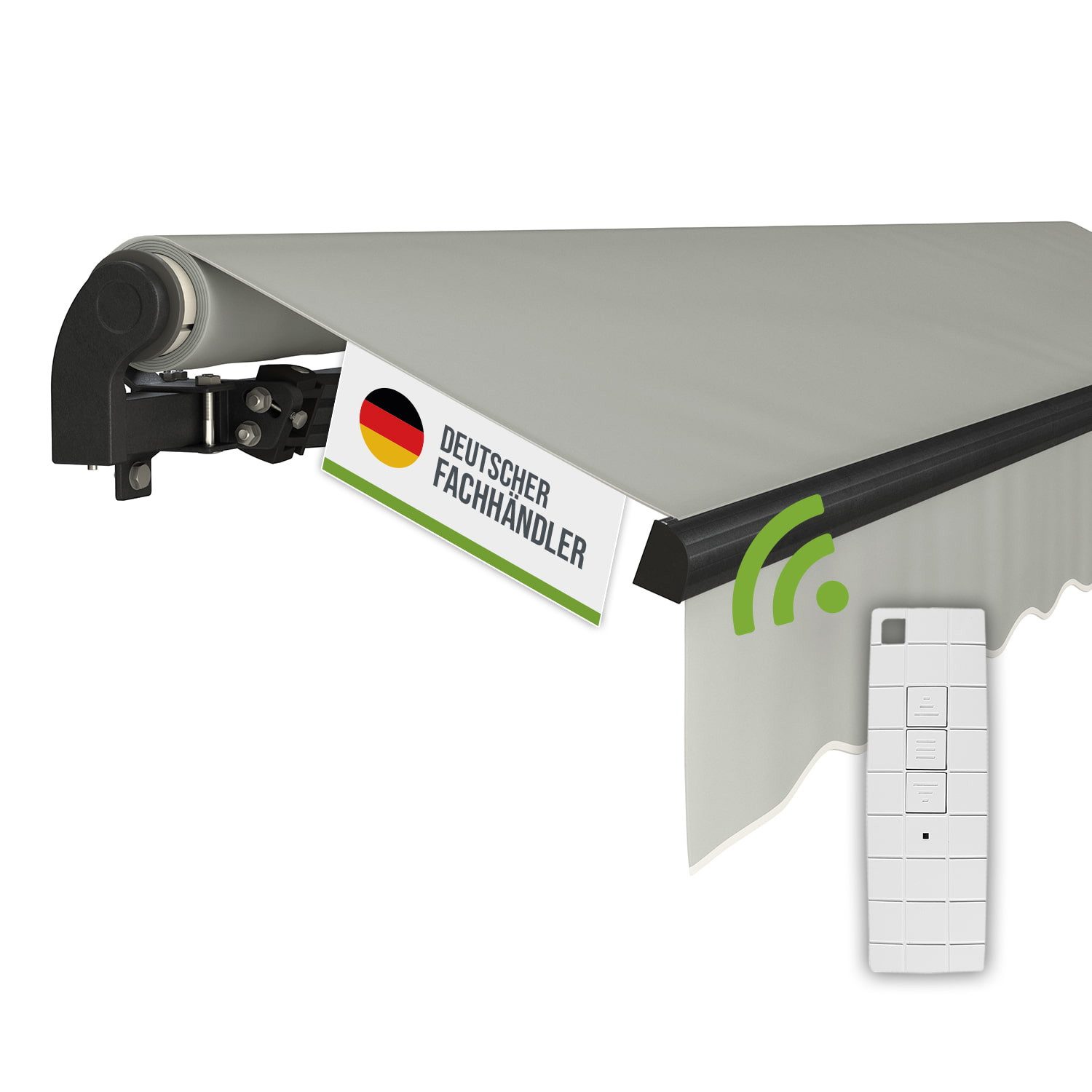 empasa Gelenkarmmarkise "START PLUS" elektronische Markise für Balkon & Terrasse, mit Fernbedienung