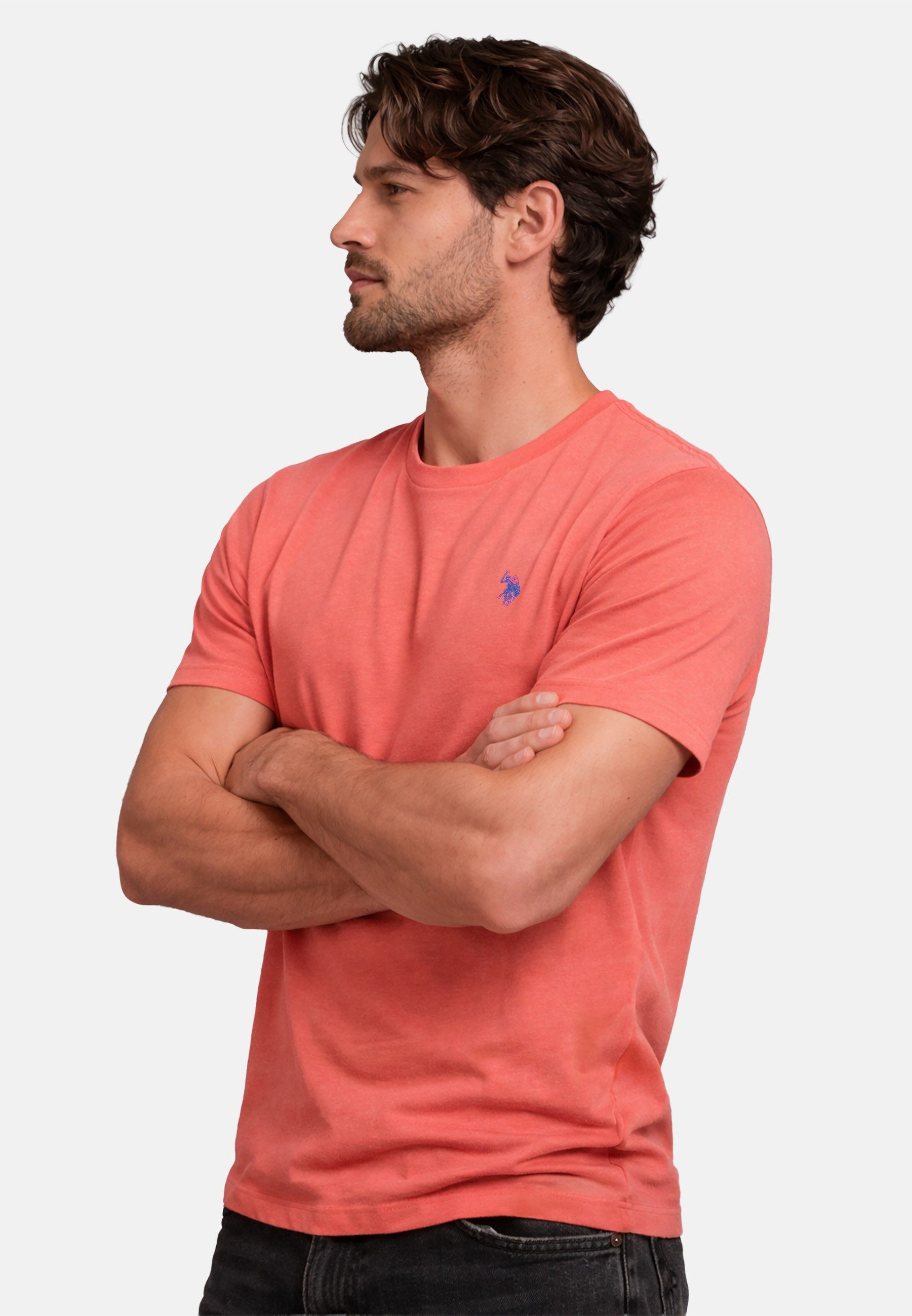 U.S. Polo Assn. T-Shirt USCaaleb – Herren Basic mit Rundhalsausschnitt 100 günstig online kaufen