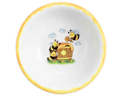 Seltmann Weiden Kinderschüssel Compact 65152 Schüssel rund 16 cm Fleißige Bienen 1762041, Porzellan, Salamandergeeignet