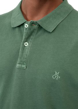 Marc O'Polo Langarm-Poloshirt aus softer Bio-Baumwolle