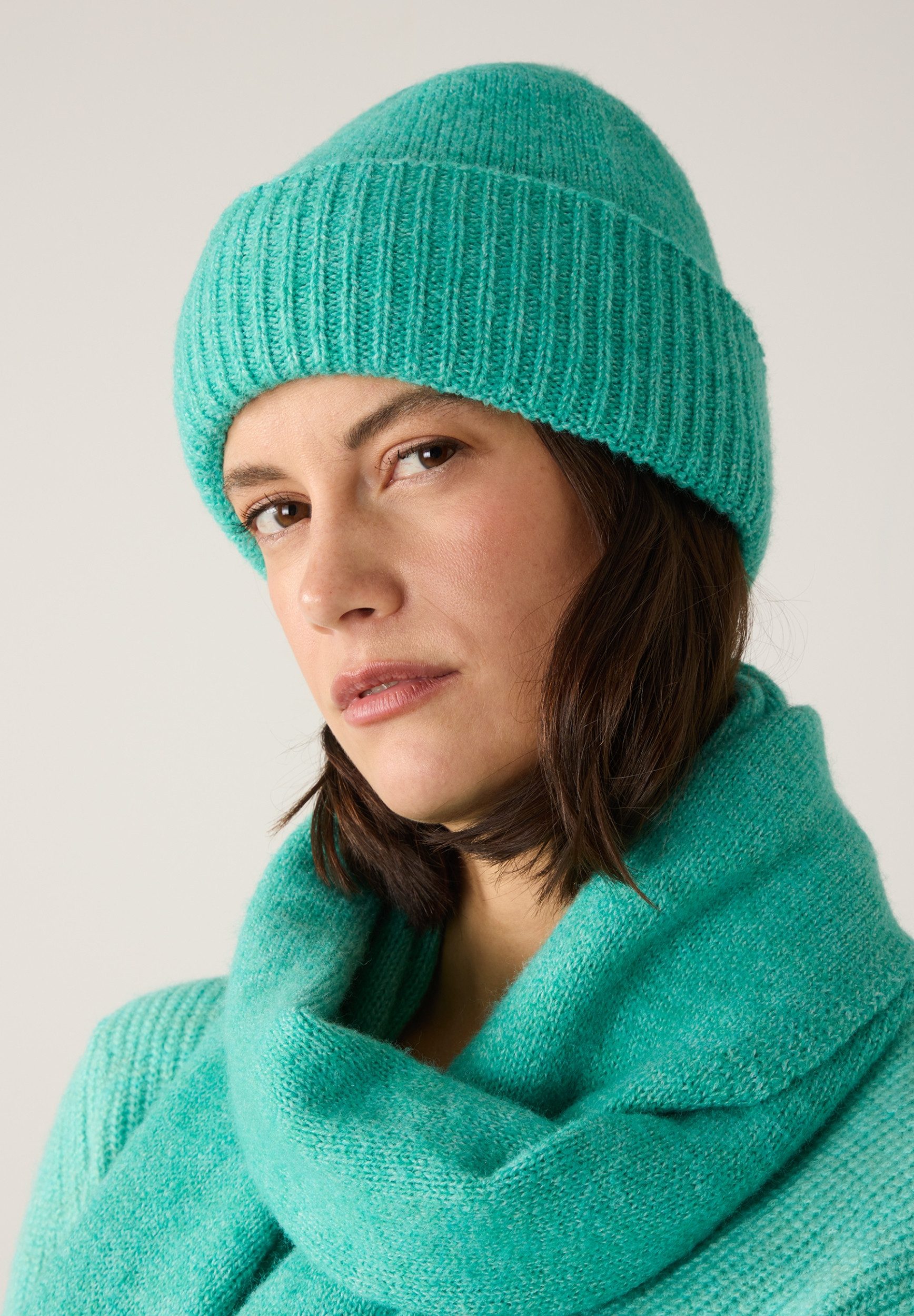 MORE&MORE Schal Knitted Beanie günstig online kaufen