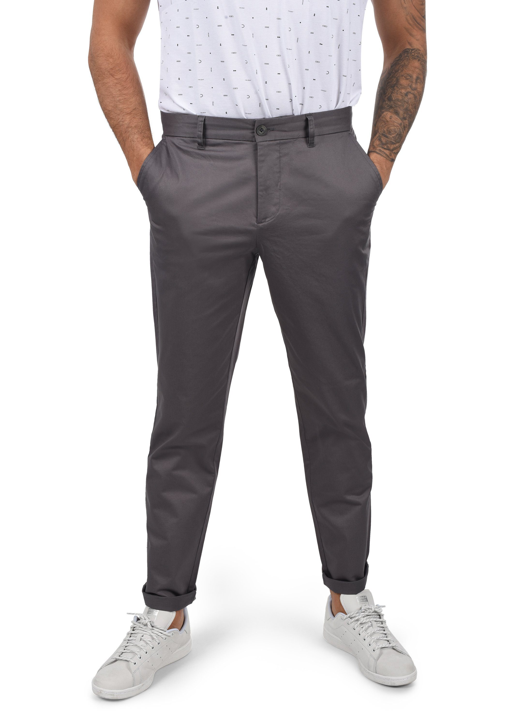 Casual Friday Chinohose CFPelle - 20503245 lange Hose im Chino-Stil Smoked Pearl grey (50108)