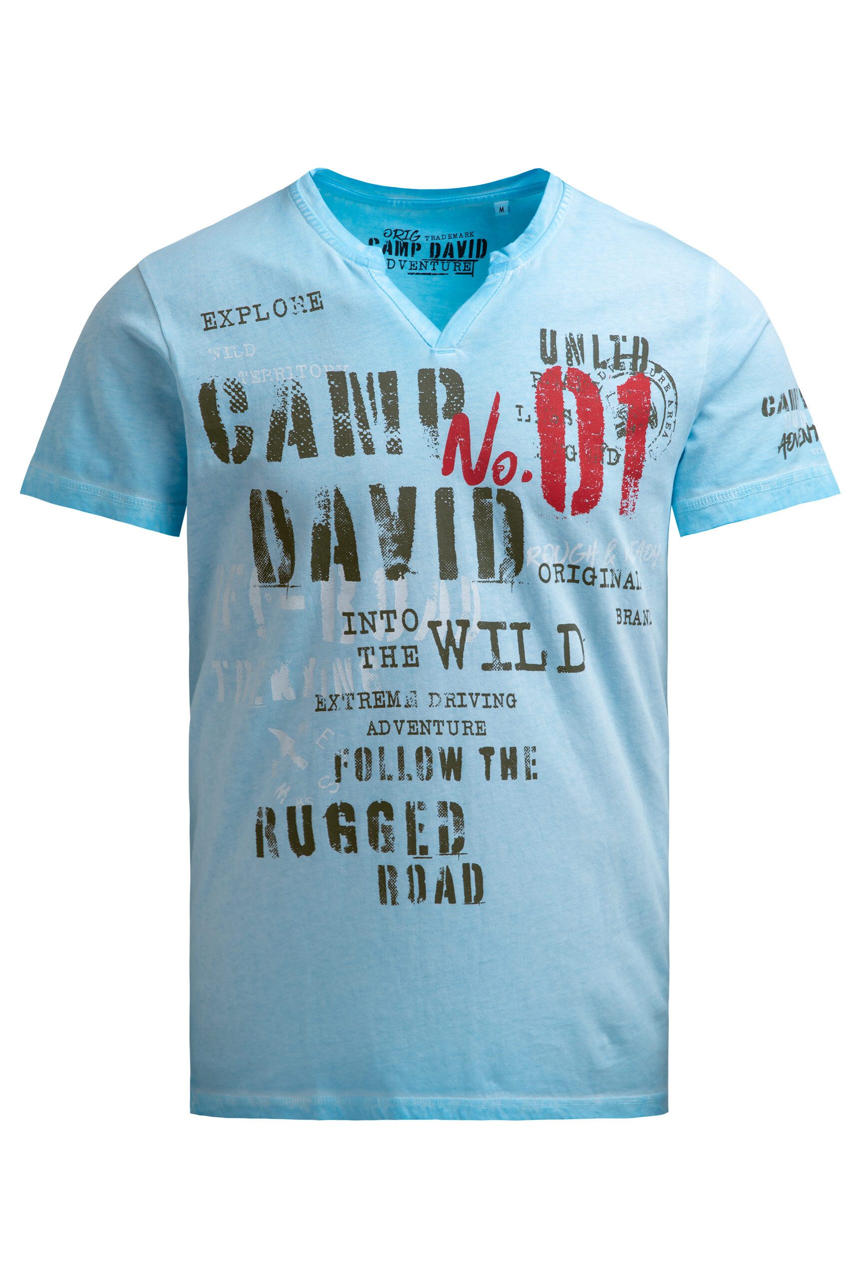 CAMP DAVID Rundhalsshirt aus Baumwolle