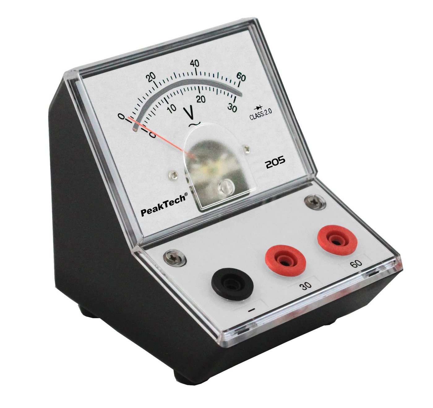 Thumbnail - PeakTech Spannungsprüfer PeakTech P 205-12: Analog-Voltmeter 0 - 30 V - 60 V AC (ED-205 30-60V), (1 St)