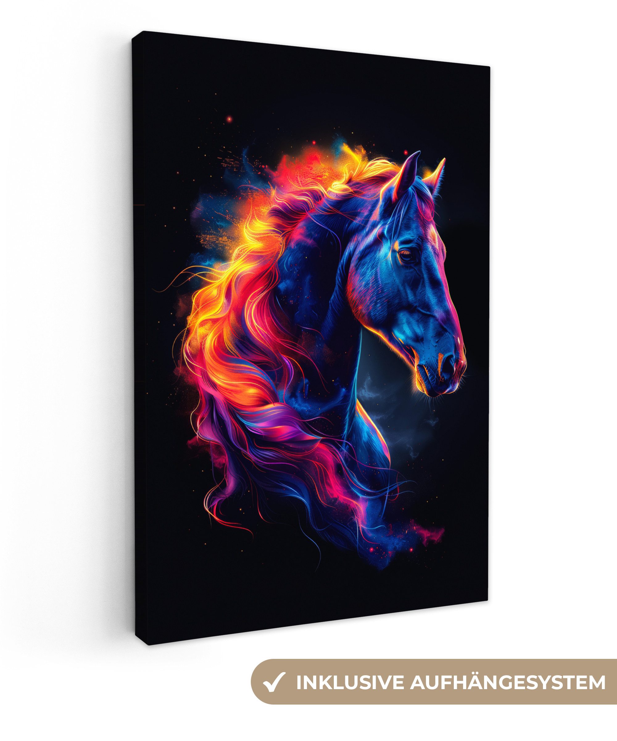 OneMillionCanvasses® Leinwandbild Pferd - Tier - günstig online kaufen