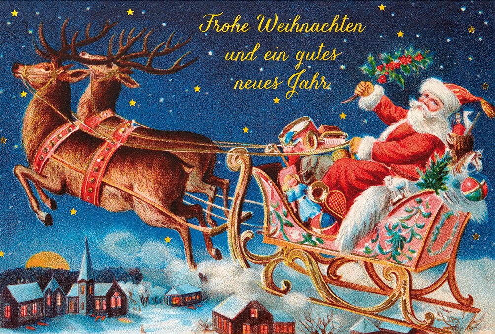 BSB Grußkarten Weihnachten - Pop-Up - Glückwunschkarte im Format 11,5 x 17 cm mit