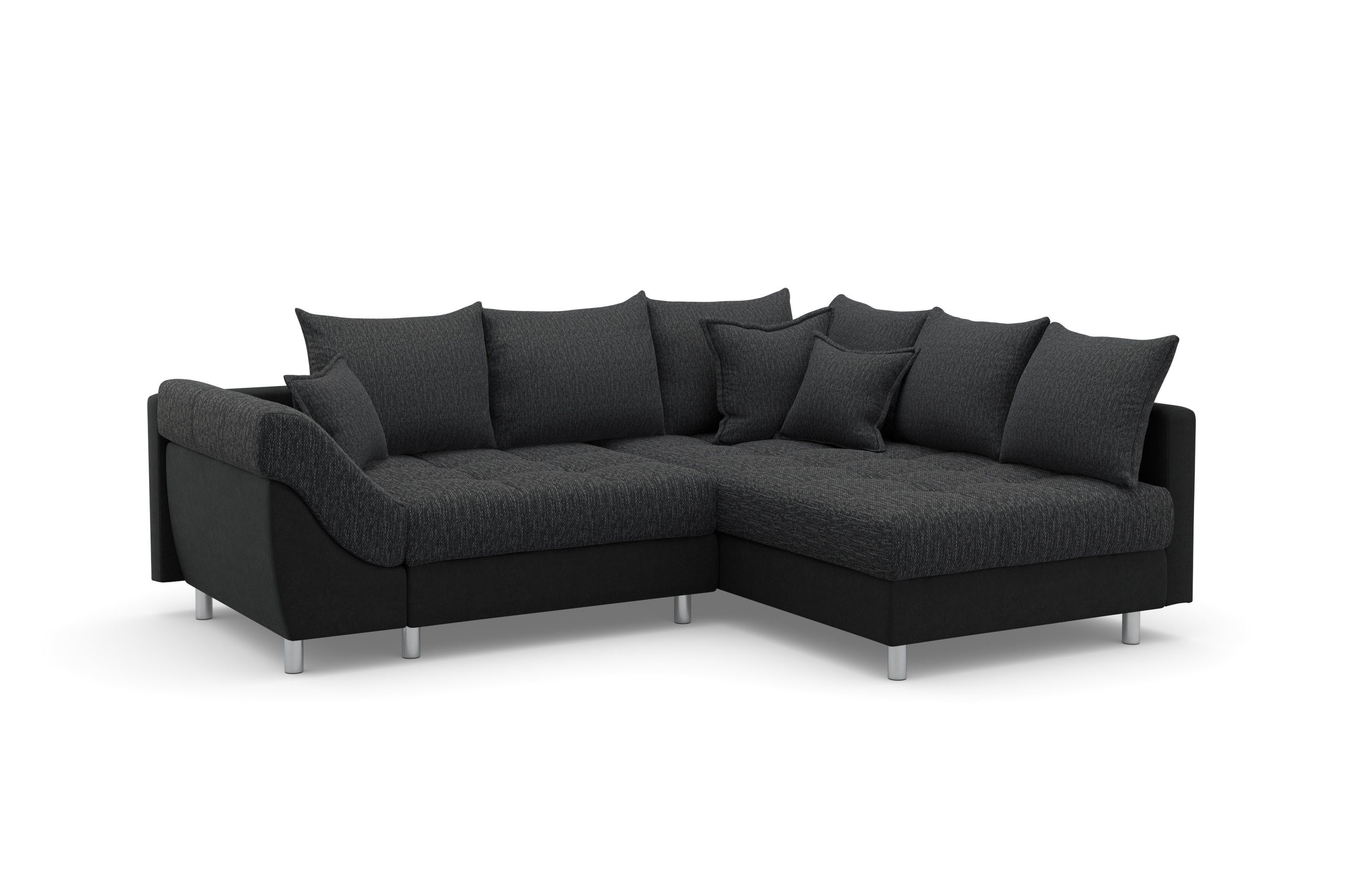 rechts oder AB Ecksofa links Recamiere Federkern, Joseli, montierbar inklusive COLLECTION