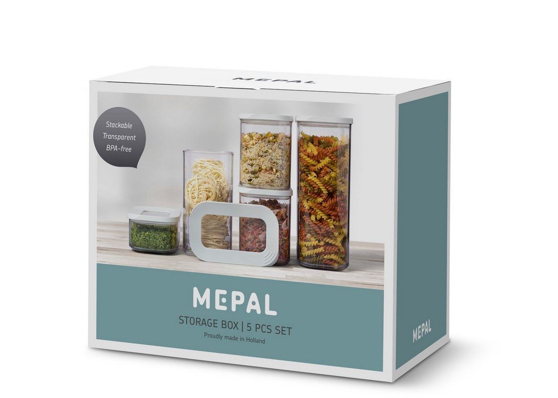 Mepal Vorratsdose Vorratsdose Modula Starterset 5er Set, Kunststoff