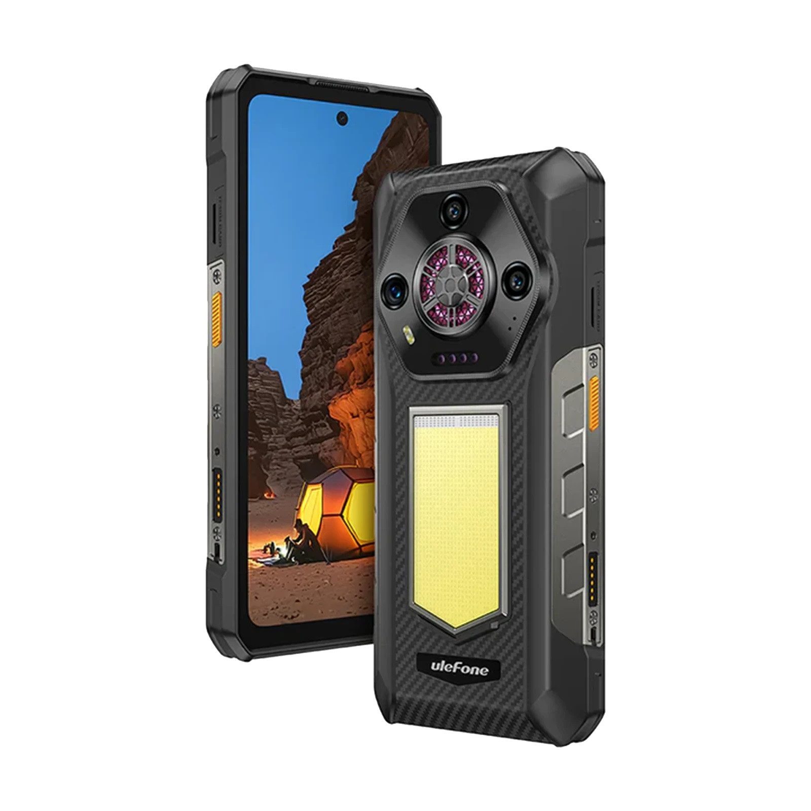 Ulefone Ulefone - Armor 29 Pro - Marvel Black, 512 GB Smartphone (50 MP Kamera, Built‑in auto‑focus projector + enormous 25 500 mAh battery)