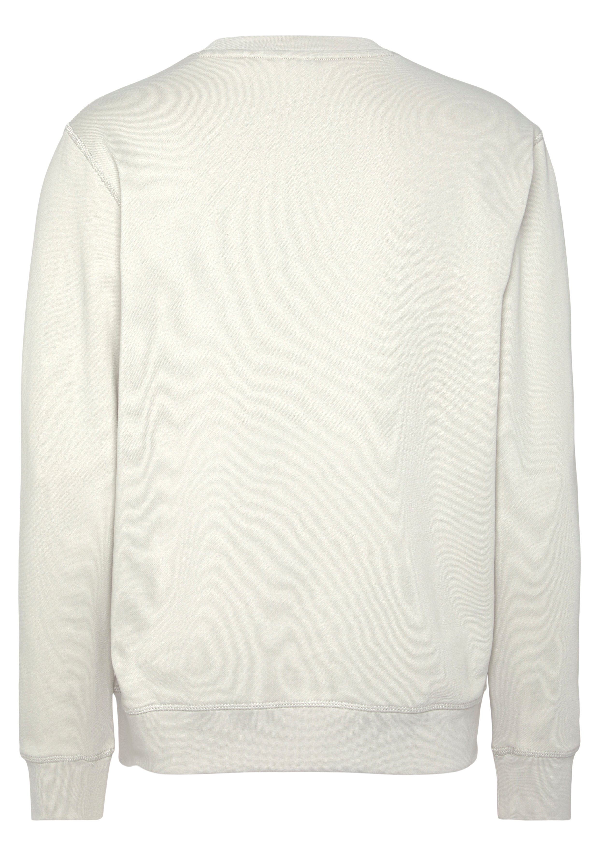 aufgesticktem ORANGE Light/Pastel Logo Westart Sweatshirt mit BOSS BOSS Grey057
