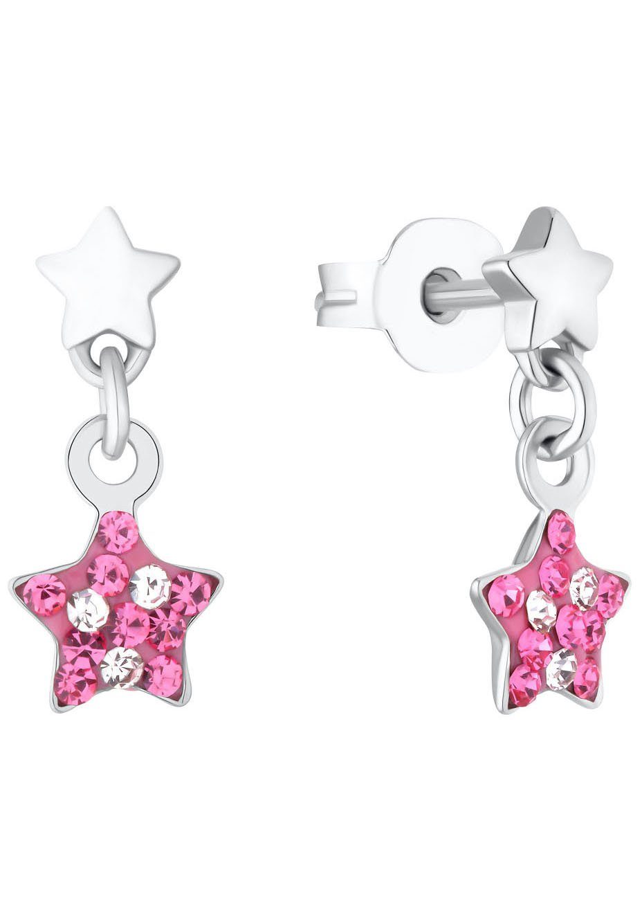 Prinzessin Lillifee Paar Ohrstecker Crystal Star, 2036426, mit Preciosa Shining