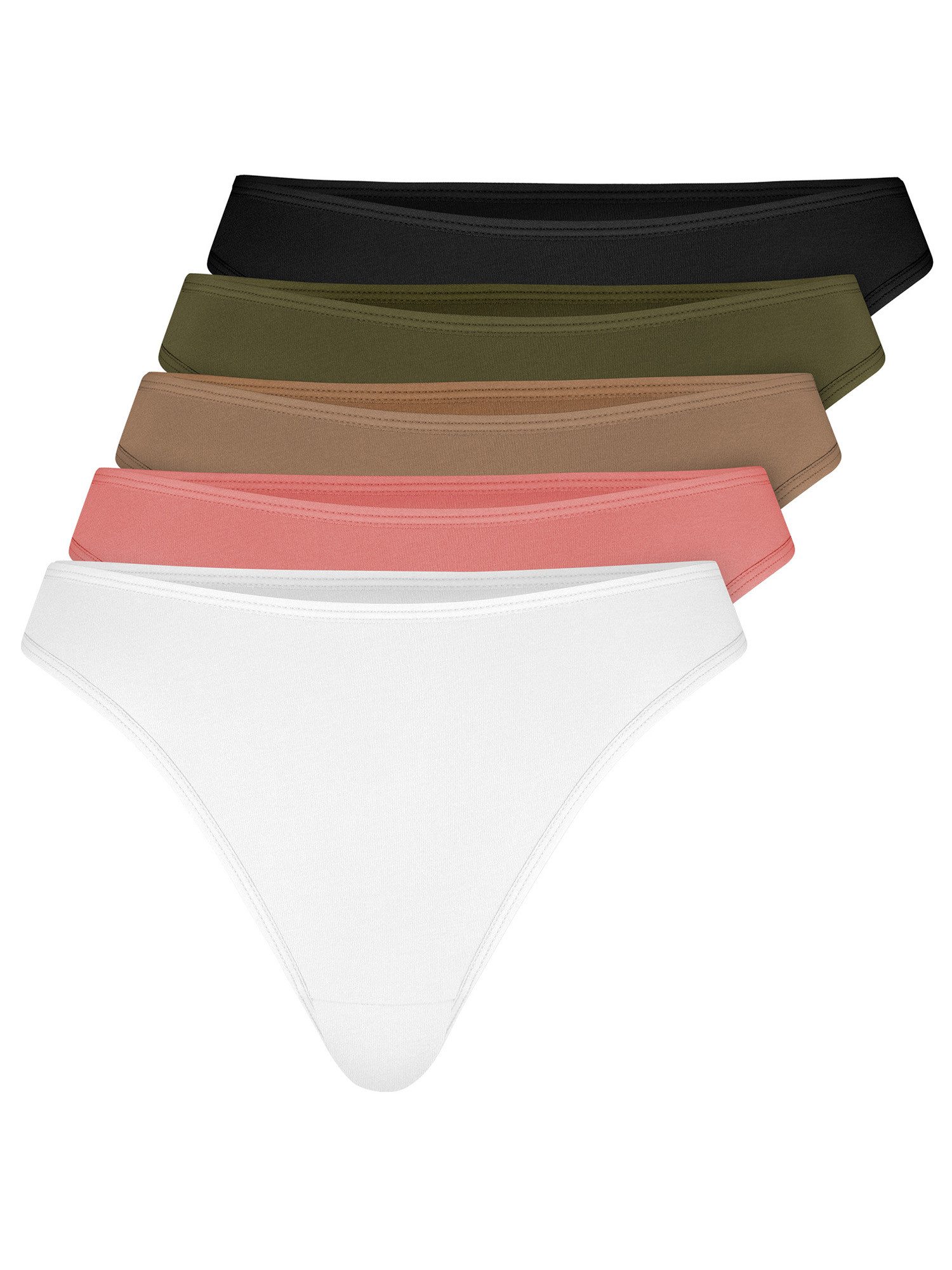 Nur Die String Basic (5-St) Unterhose, Basic