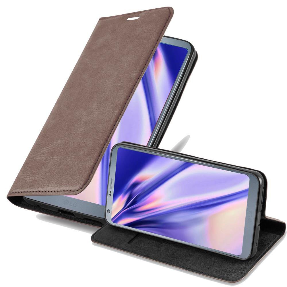 Cadorabo Handyhülle für LG G6 Hülle LG G6, Hülle Schutzhülle mit Standfunktion, Magnetverschluss und Kartenfach