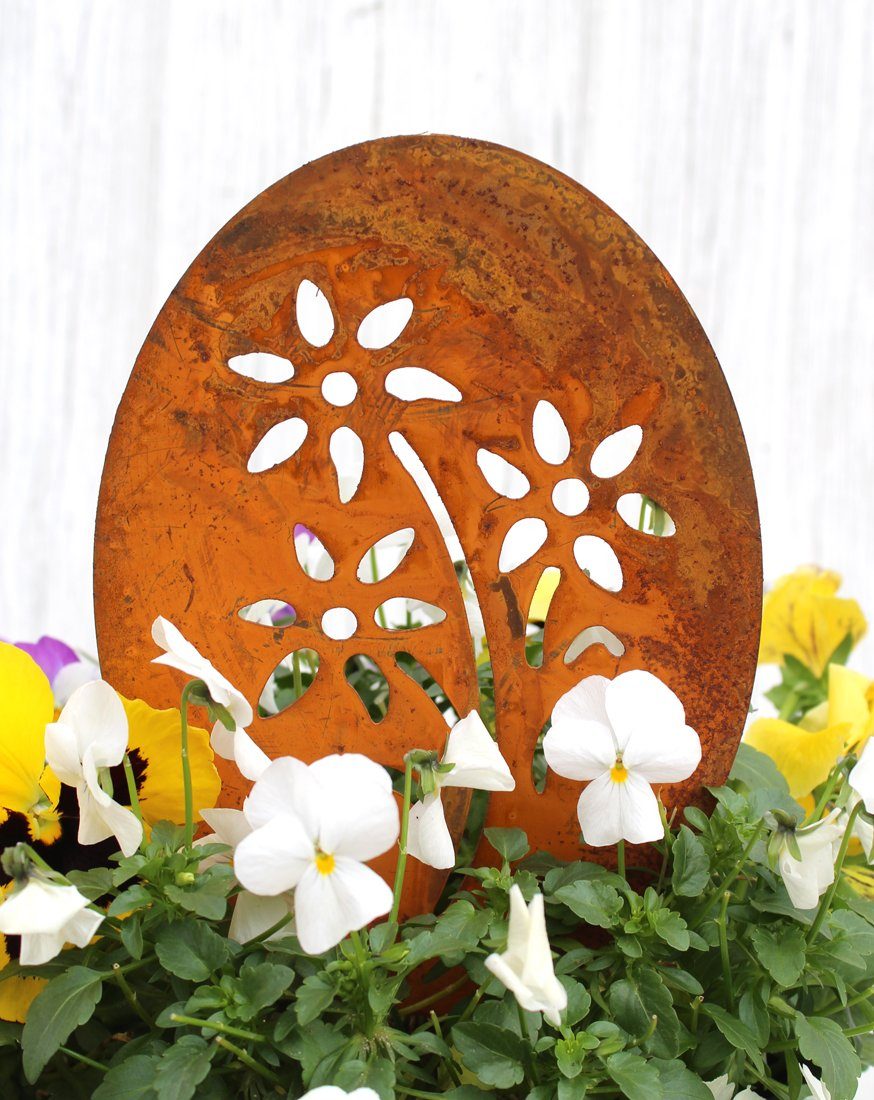 LB H&F Lilienburg Osterei Osterdeko Deko Ostern Frühling Osterei Rost Metal günstig online kaufen
