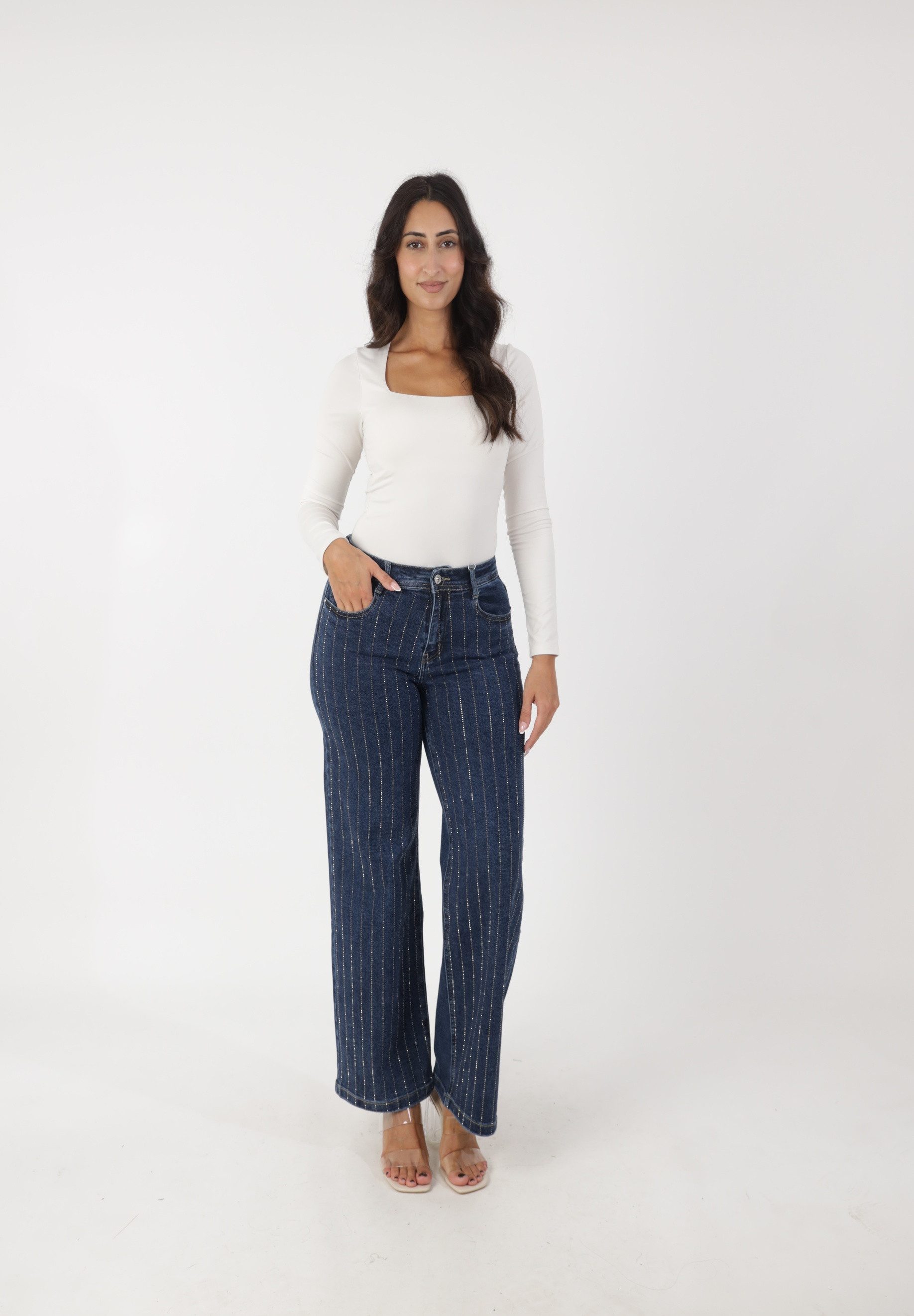 Elara Stoffhose Elara Damen Hose (1-tlg)