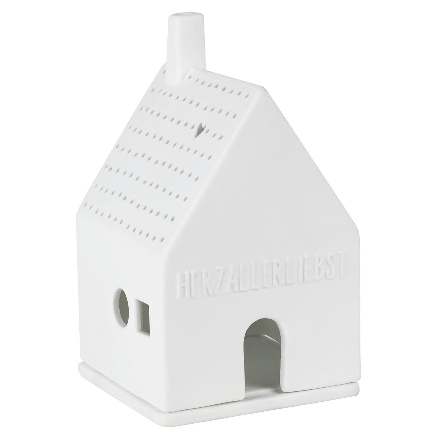 Räder Design Настольные лампы LIVING Lichthaus Herzallerliebst 7x7x13cm (Set, 2 St), Blumenvase in Zylinderform