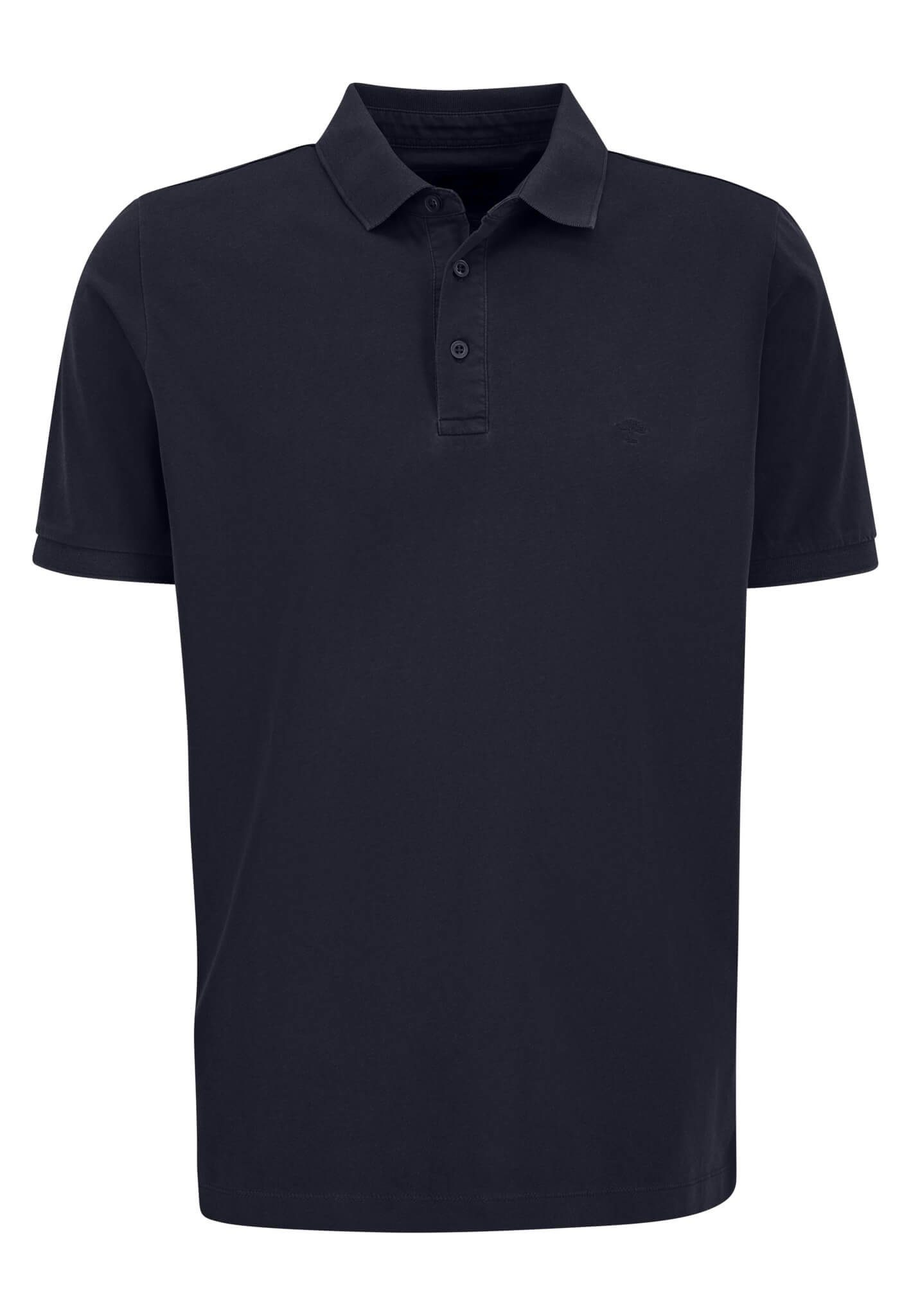navy Polo, Mercerized Garment Dyed, Poloshirt FYNCH-HATTON