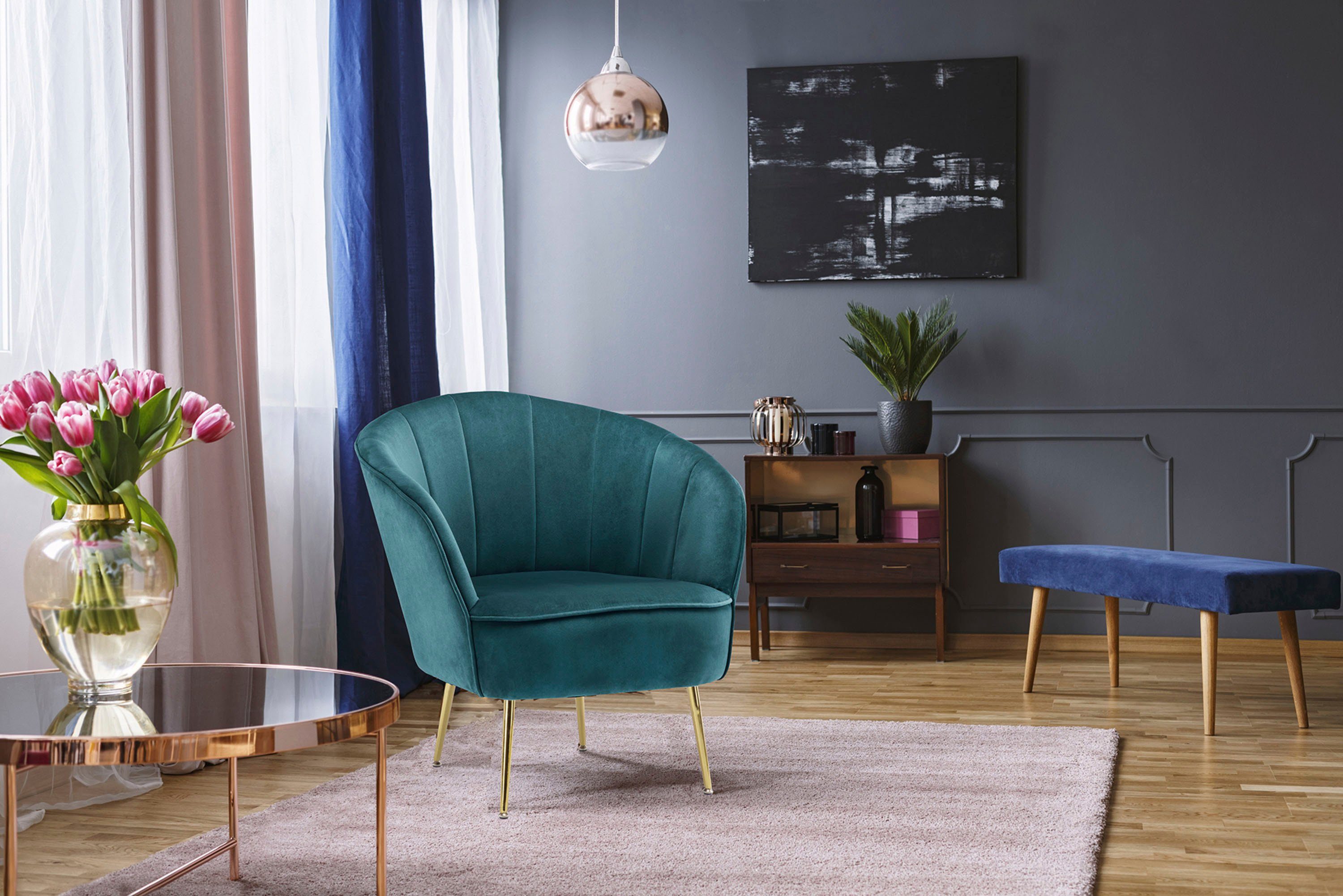 Kayoom Sessel Poola 100, gemütlicher Cocktail-Sessel, günstig online kaufen