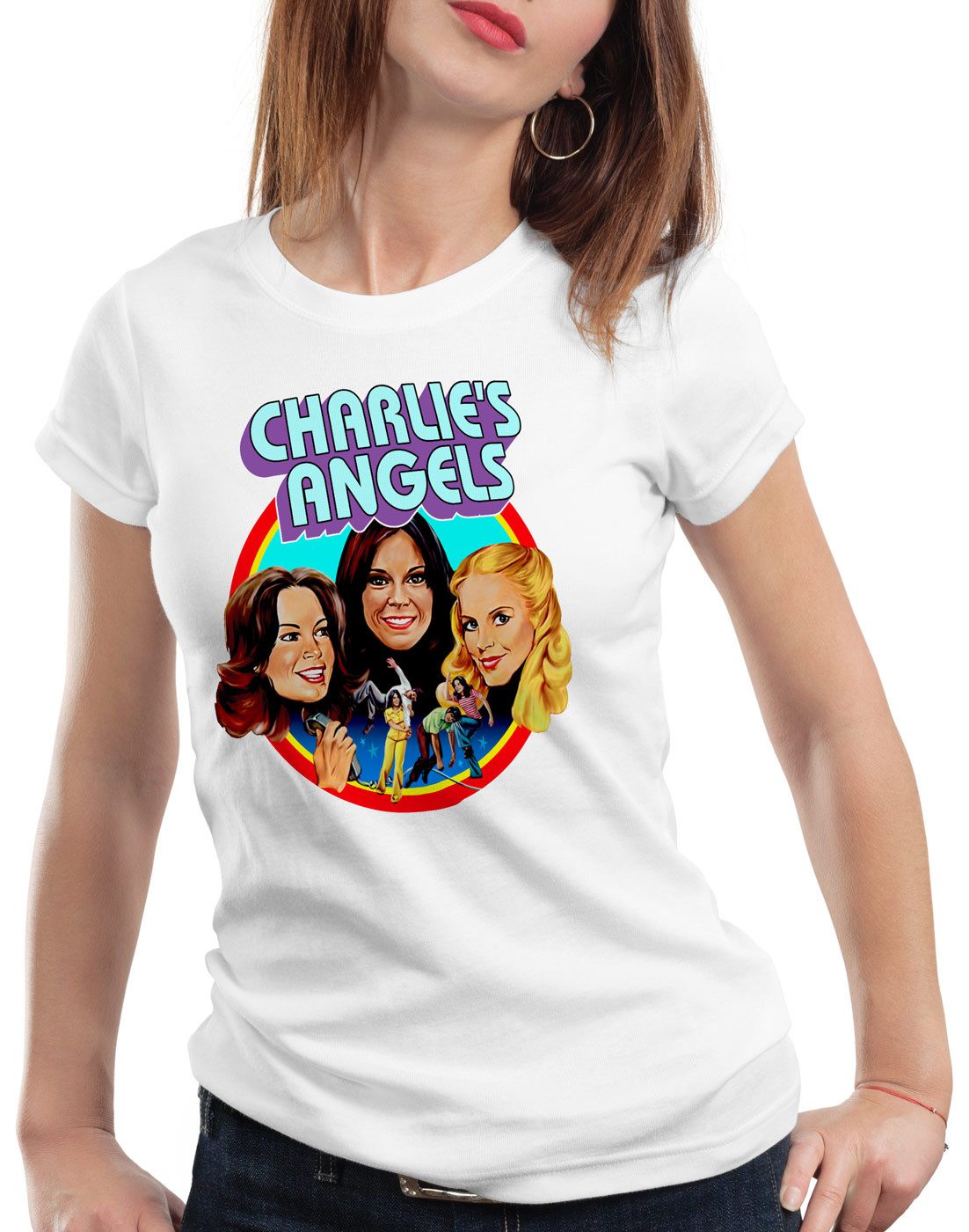 style3 T-Shirt Charlies Angels drei Engel für Charlie 70er john bosley tv t günstig online kaufen