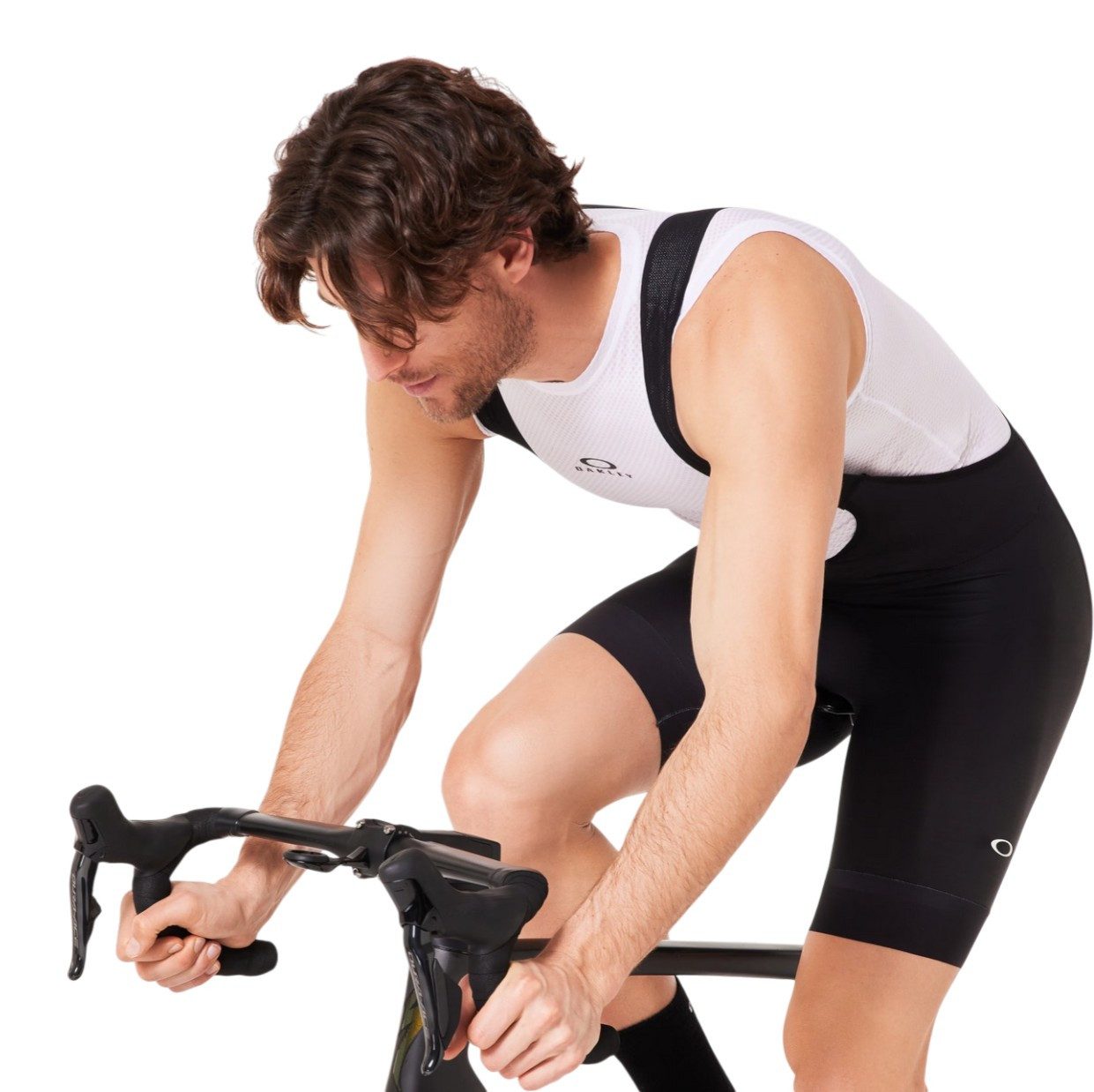 Oakley 3/4-Hose Fahrradhose Icon Classic BIB 2.0 (lang anhaltender Komfort, Road)