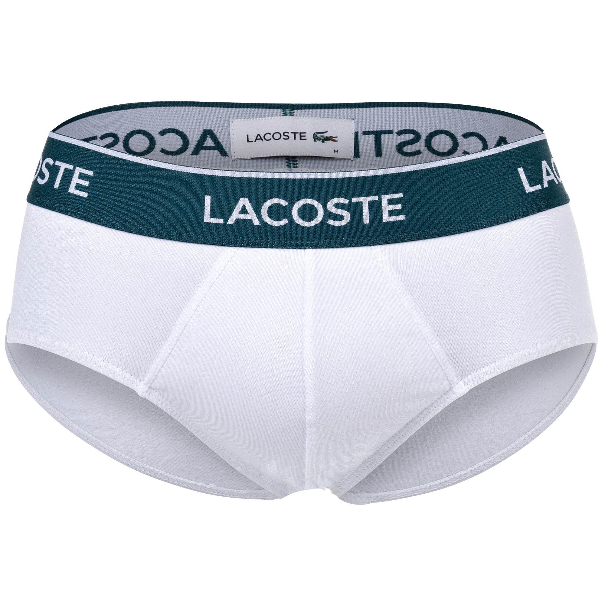 Lacoste Slip Herren Slip 3er Pack Baumwolle (Packung, 3er Pack)