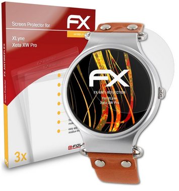 atFoliX Schutzfolie für XLyne Xeta XW Pro, (3 Folien), Entspiegelnd und stoßdämpfend