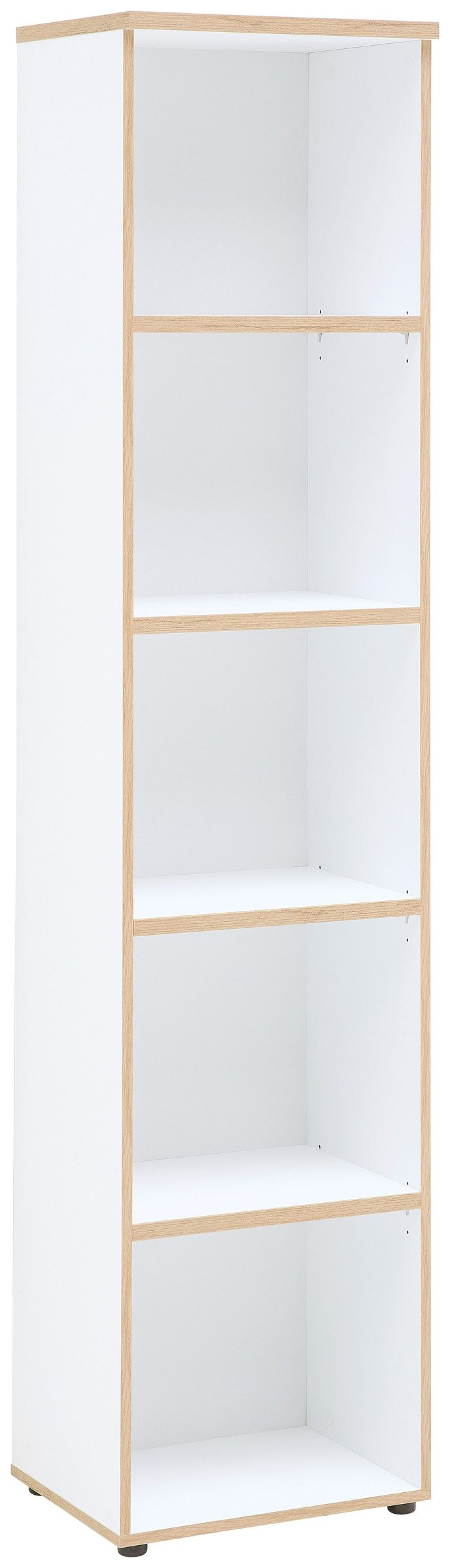 freiraum Aktenregal Memphis, in Weiß / Artisan Eiche Dekor - 45x197x38 (BxHxT)