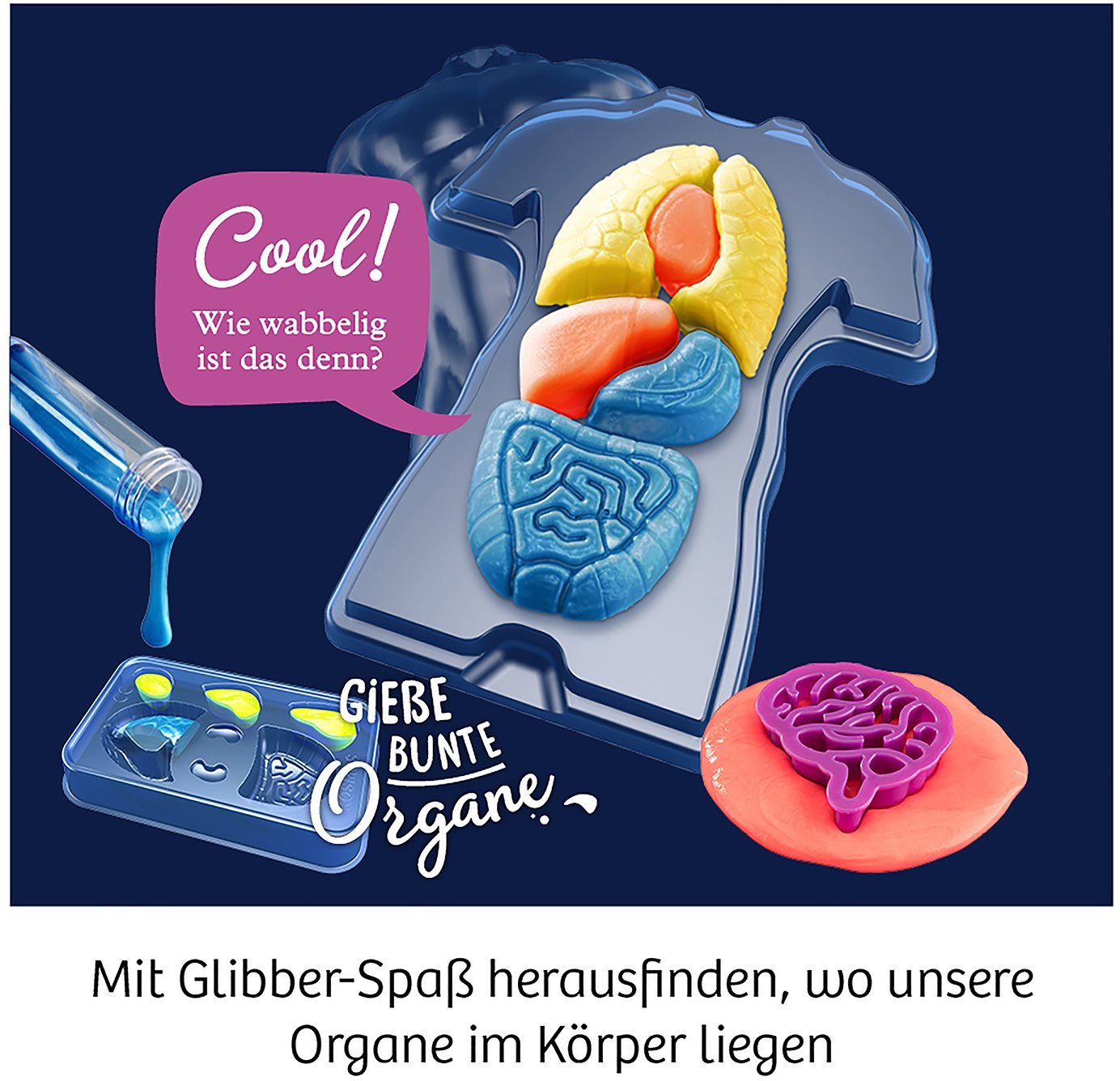 Image of Kosmos Experimentierkasten »Fun Science Glibber-Organe«