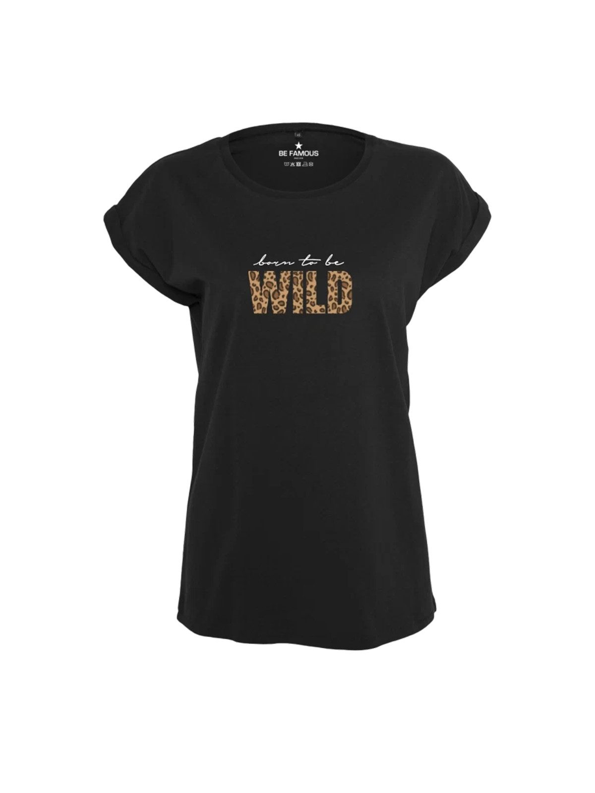 Be Famous Print-Shirt Classic Roll Up BOTOWI (1-tlg., keine) günstig online kaufen