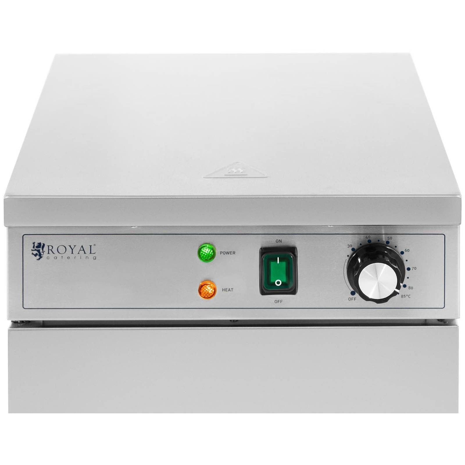 Royal Catering Tassenwärmer Tellerwärmer 60 Teller Wärmeschrank 80°C Geschirrwärmer Gastro Buffet