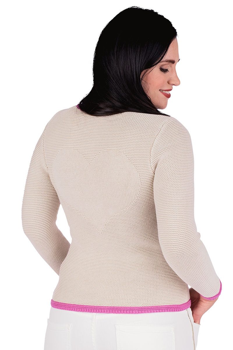 Lieblingsstück Trachtenstrickjacke Trachten Strickjacke - ZARA - cremebeige günstig online kaufen