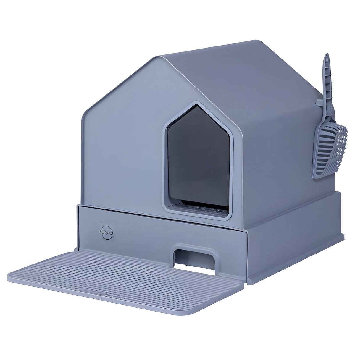 Quapas! Katzentoilette Litter House Soft Grey