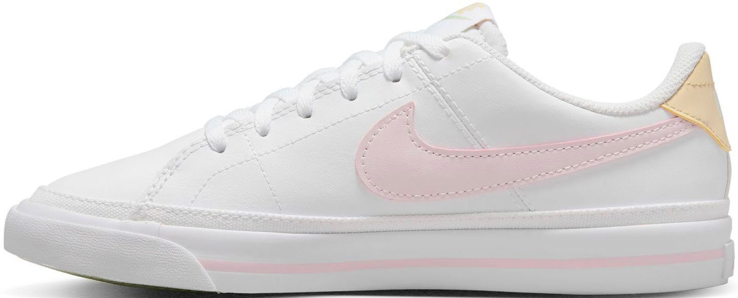 Sneaker COURT LEGACY Nike weiß-pink (GS) Sportswear