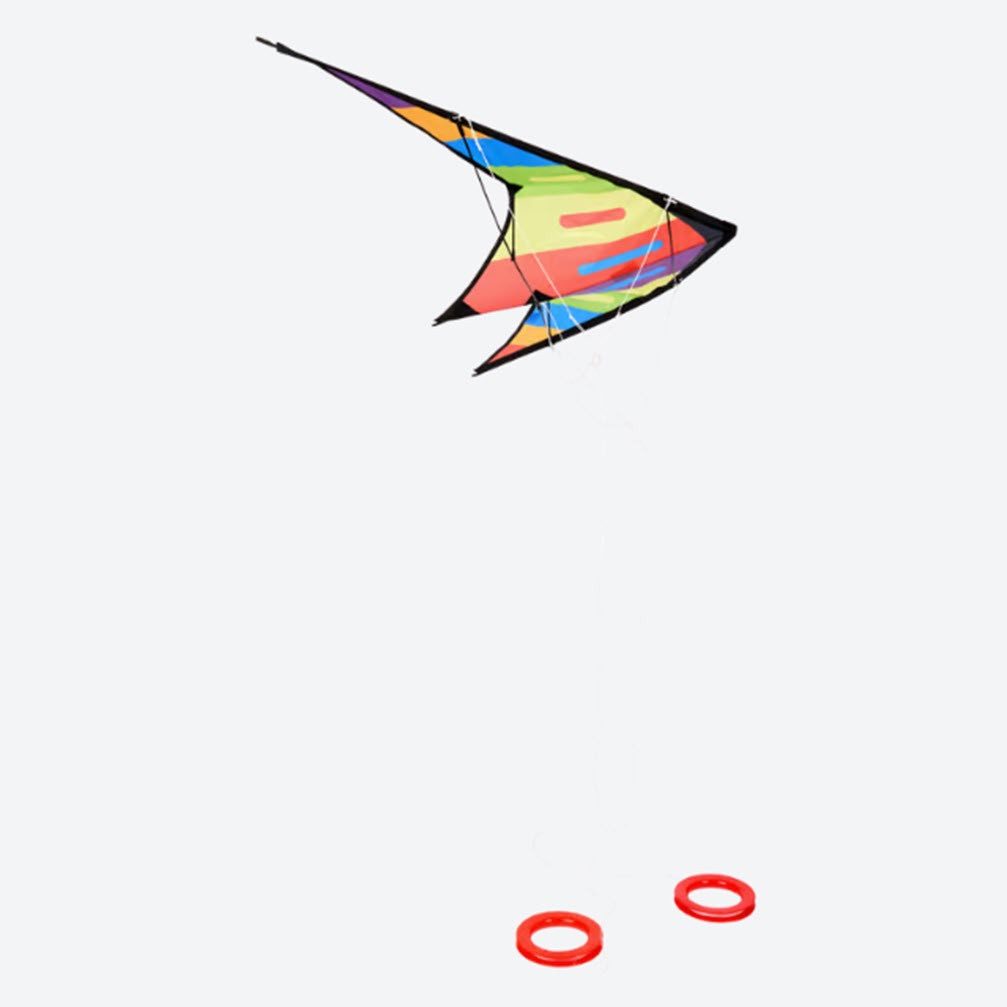 ZD Trading Flug-Drache Lenkdrachen 2 Griffe 120 x 60 cm