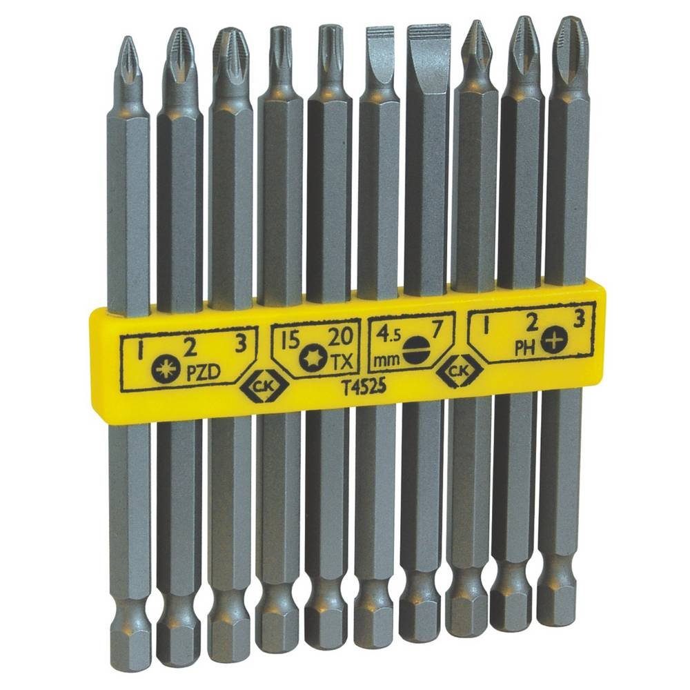 Bit-Set Schraubendreher-Bits Satz 10 tlg., gemischt lang