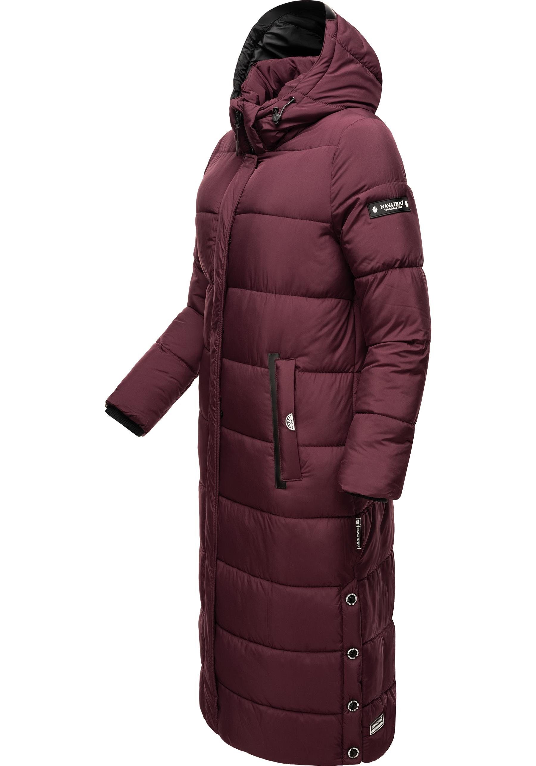 Navahoo Steppmantel Isalie zeitloser Wintermantel mit abnehmbarer Kapuze
