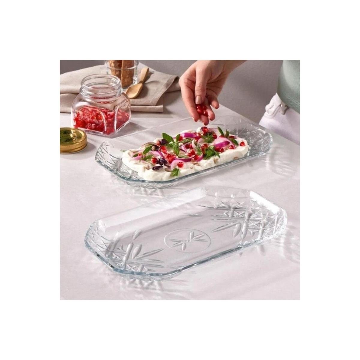 Servierteller Timeless 54188 Zeitloser Service Platte transparent