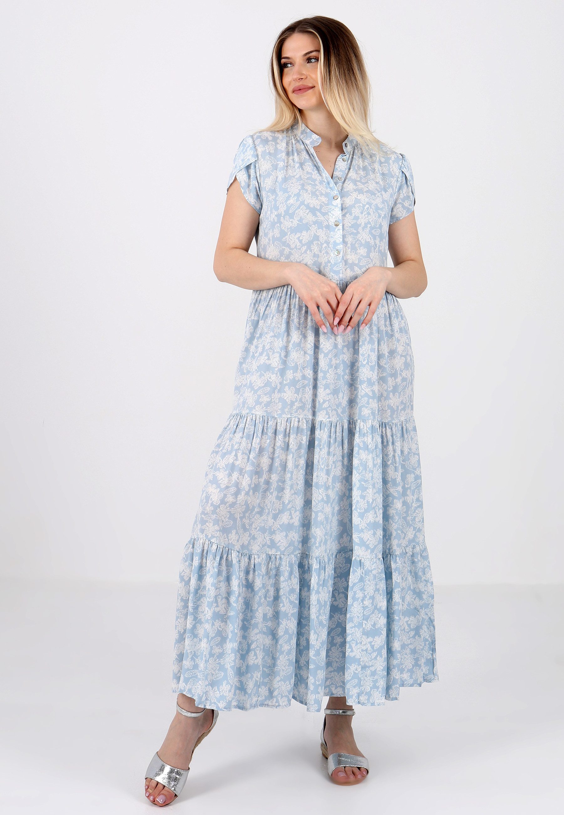 Sommerkleid Boho-Maxikleid aus Reiner Viskose – Sommerliche Eleganz