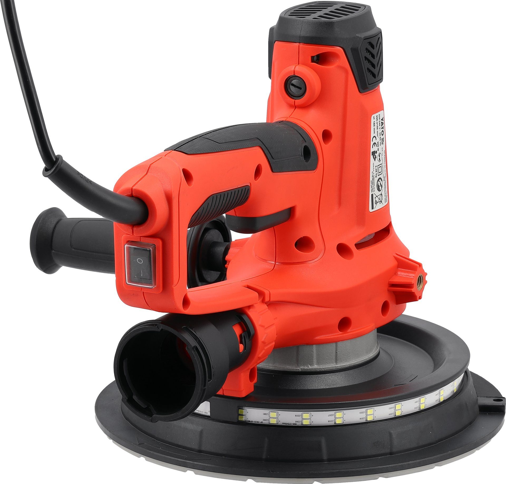 Yato Trockenbauschleifer Trockenbauschleifer 900W mit LED, 180 mm