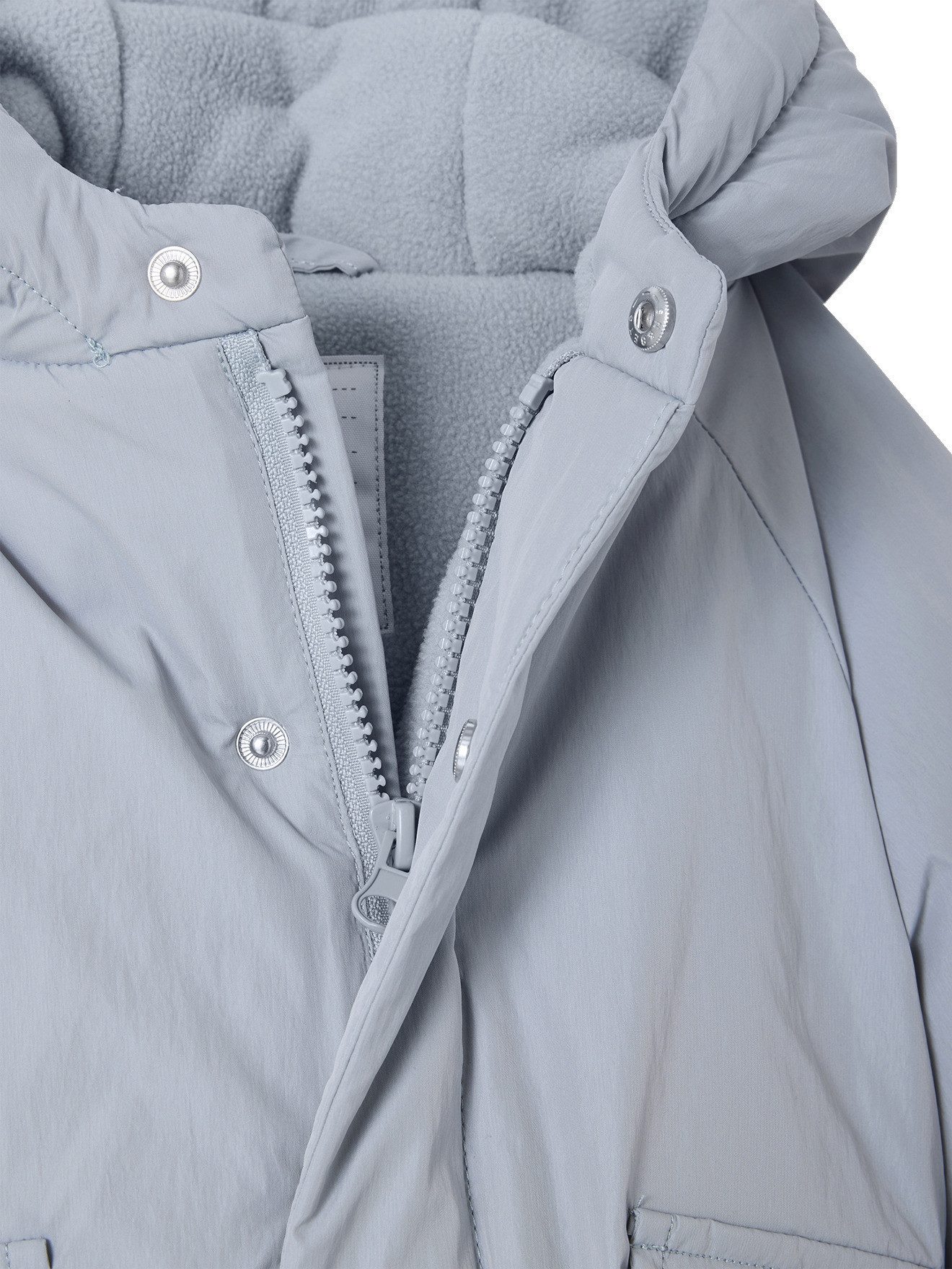 vertbaudet Steppjacke Baby Steppjacke mit Kapuze und Fleecefutter