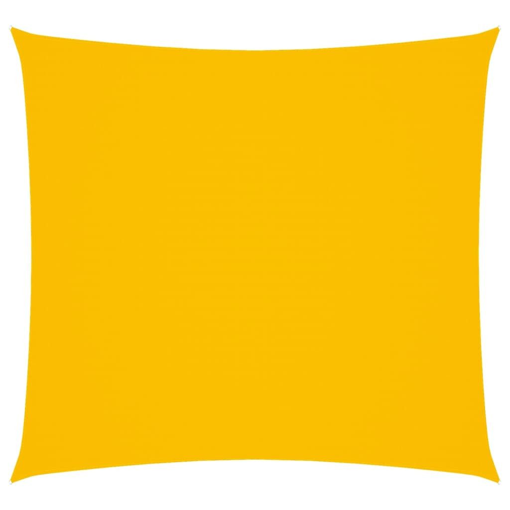 vidaXL Sonnensegel Sonnensegel Oxford-Gewebe Quadratisch 2x2 m Gelb, (1-tlg)
