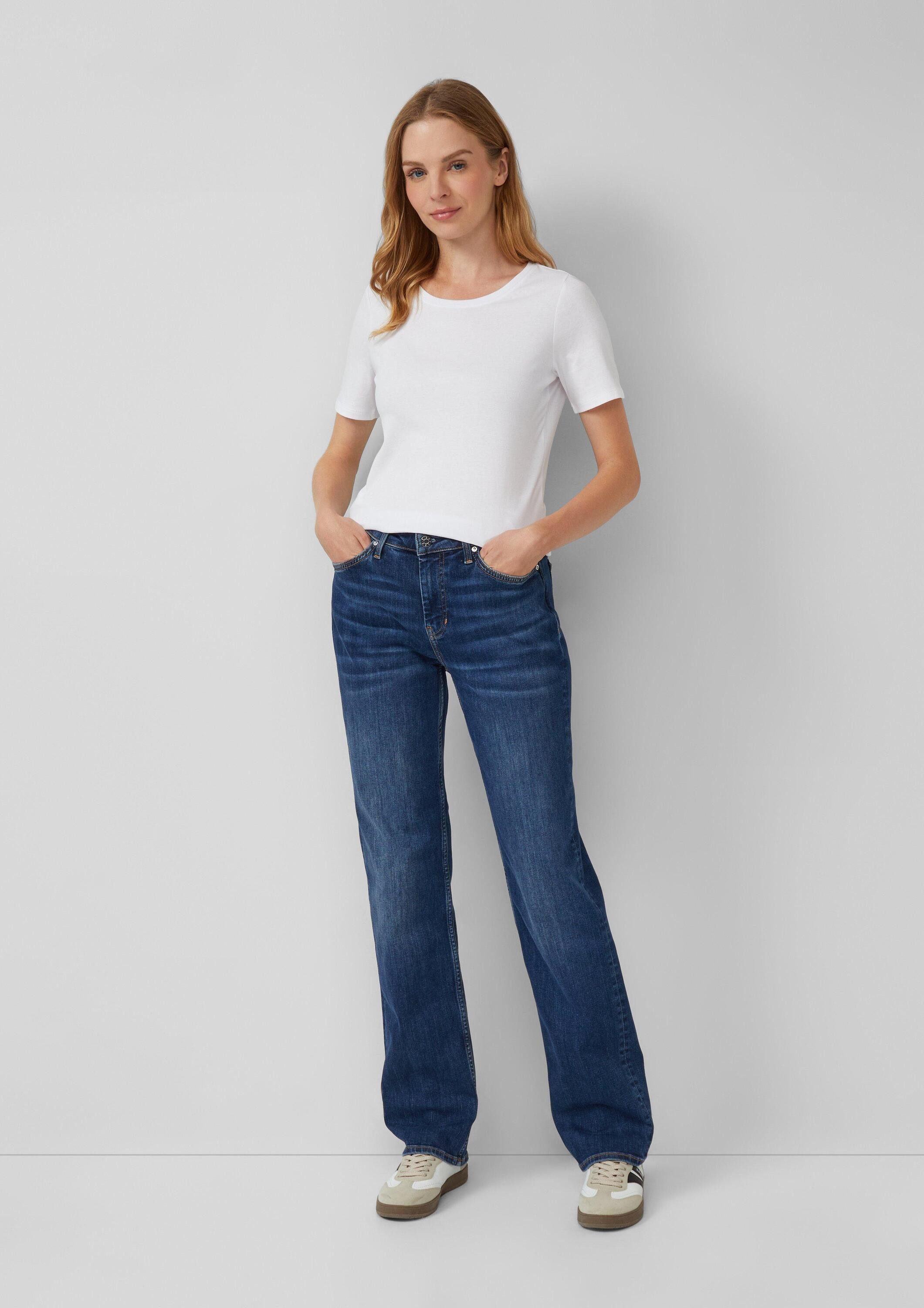 s.Oliver Regular-fit-Jeans Jeans-Hose KAROLIN Jeans Karolin / Regular Fit / Mid Rise / Straight Leg