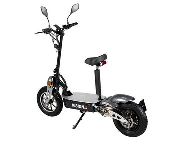 eFlux E-Scooter Vision X2 Elektro Roller mit Straßenzulassung klappbar, 1500,00 W, 45 km/h, (1 tlg), Scooter - bis 50 km Reichweite - Lithium-Ionen Akku - Sitz