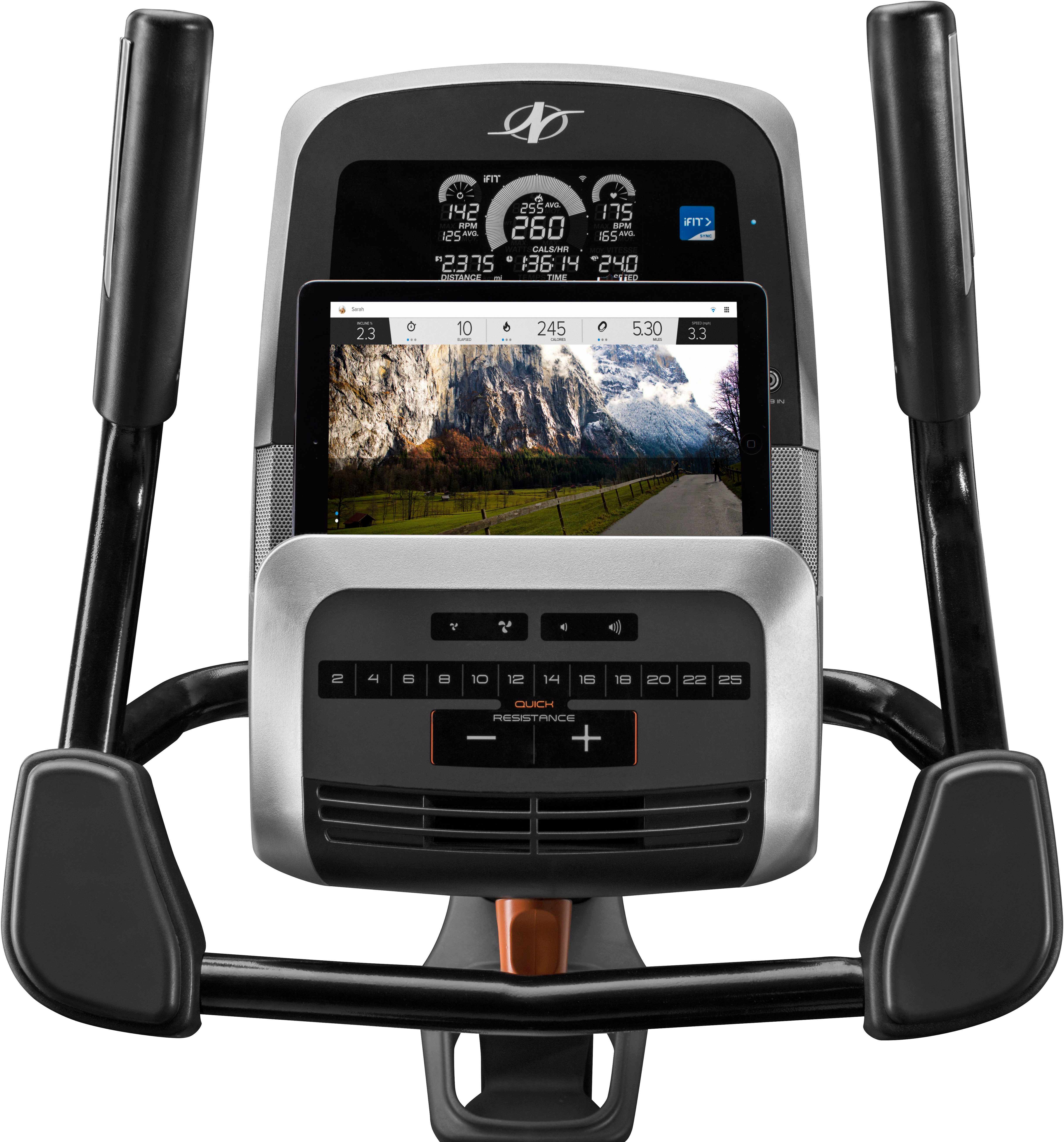 NordicTrack Heimtrainer GX 4.4 Pro (mit integr. Lautsprechern), 125 kg max. Benutzergewicht, Fahrrad, 25 Widerstandsstufen