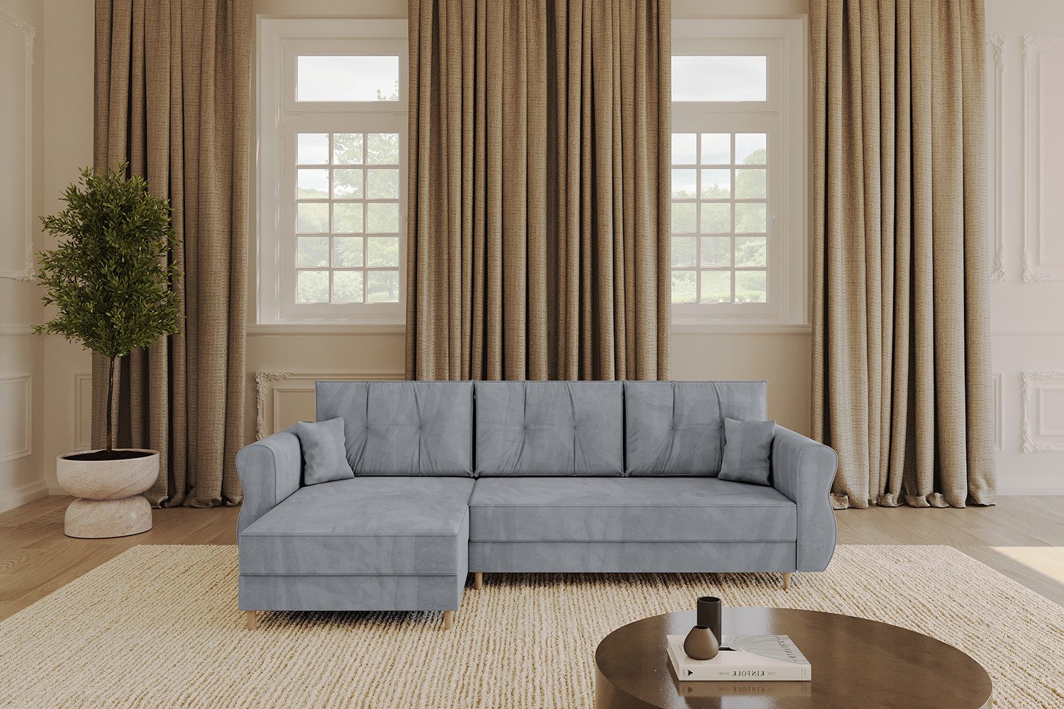 ALTDECOR Ecksofa APOL-L, Couch mit Schlaffunktion, günstig online kaufen