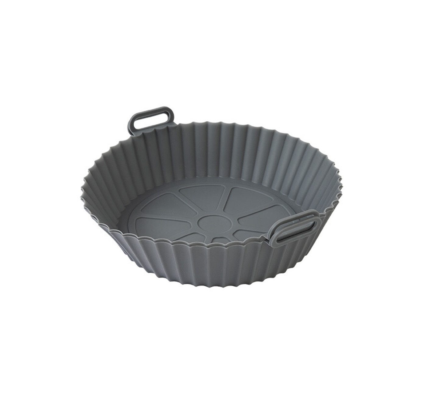 Michelino Silikonform, (2-tlg), für Heißluftfritteusen, ø22 x 5 cm, Antihaft & Lebensmittelecht