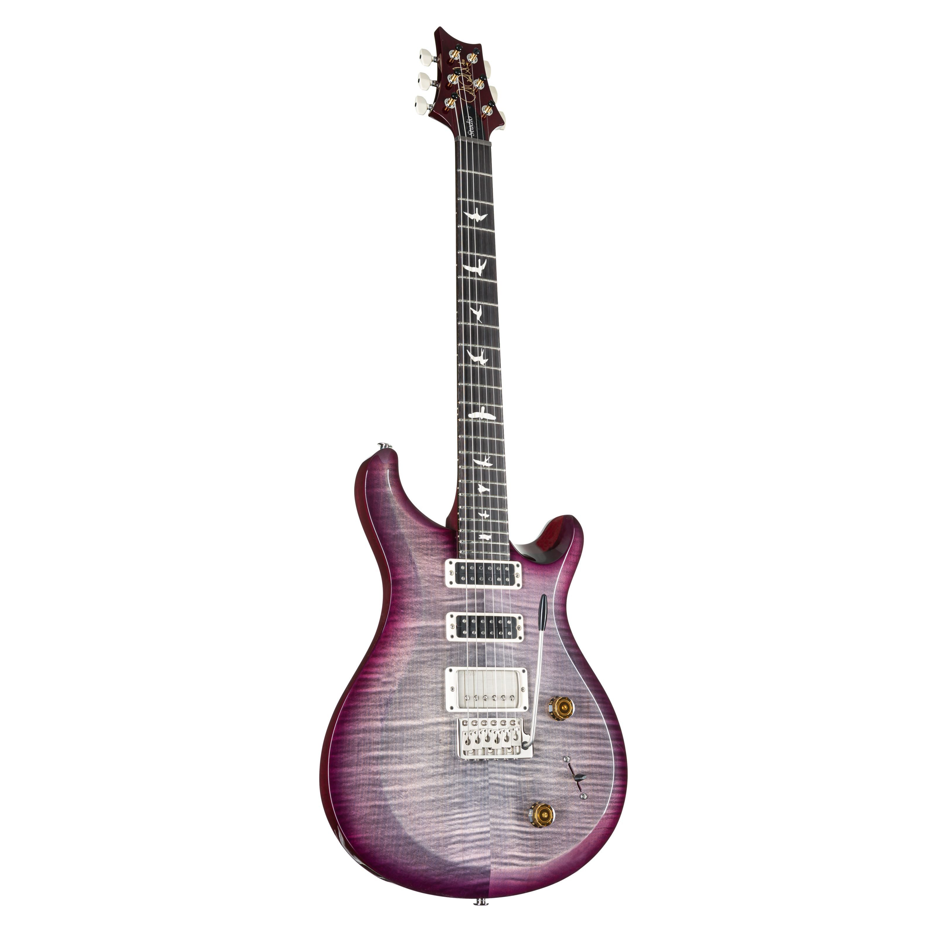 PRS E-Gitarre, S2 Studio GI Faded Gray Black Purple Burst - Custom E-Gitarre