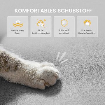 COMHOMA Schlafsofa Bettsofa mit Schlaffunktion, Klappsofa, Couch Gästebett mit verstellbare Rückenlehne aus Stoff