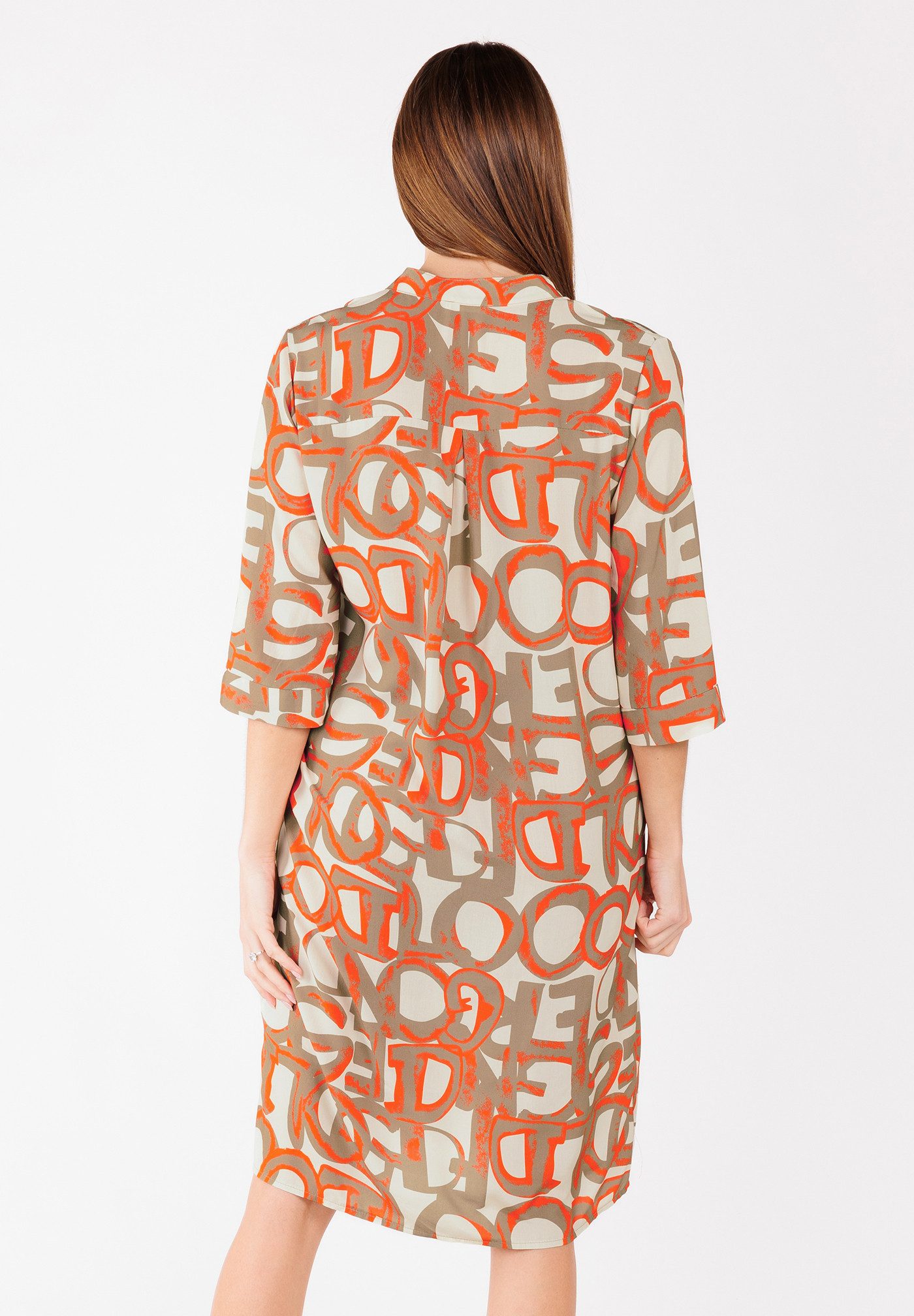 Key Largo Druckkleid WD FONT v-neck (1-tlg)