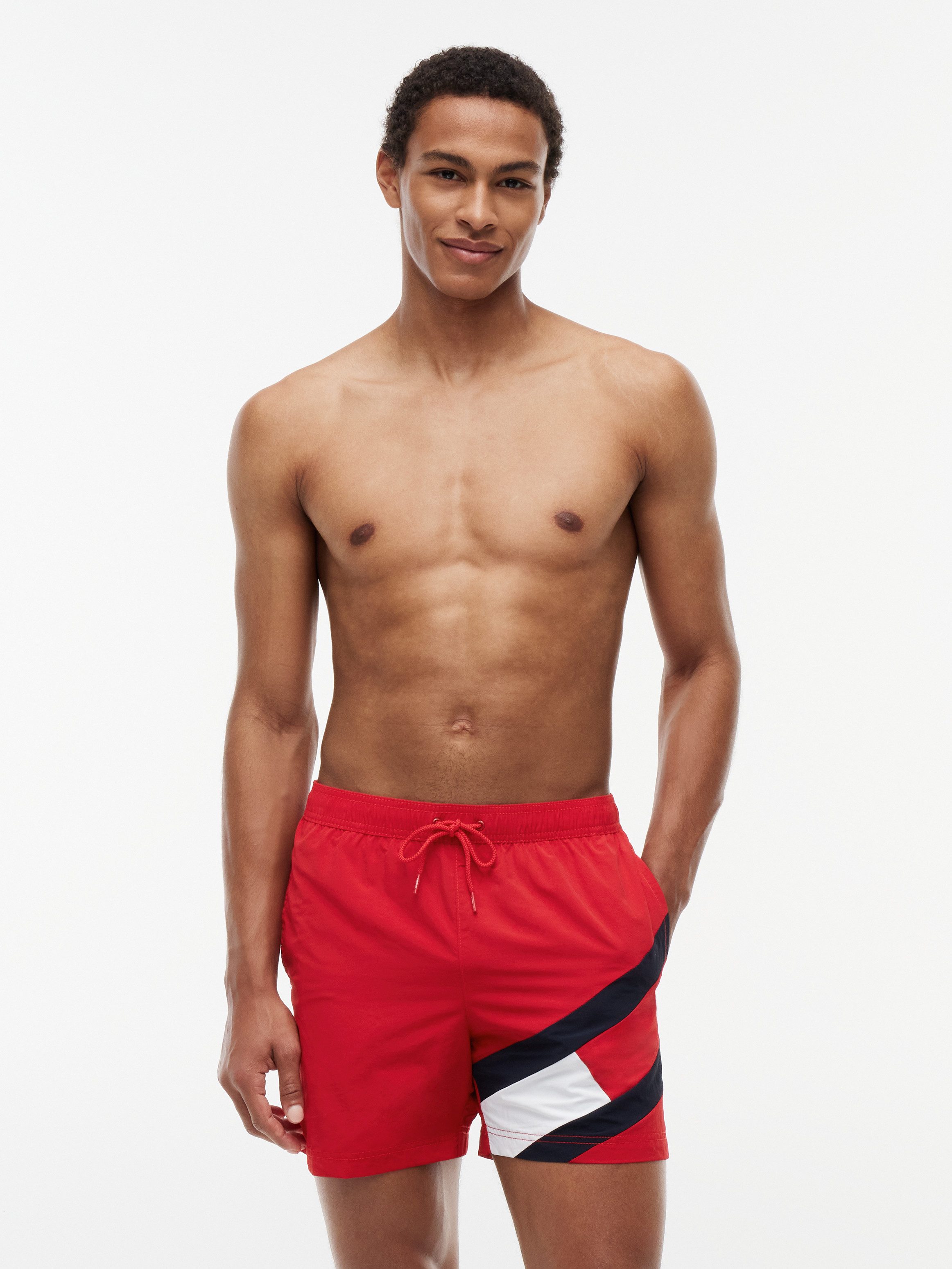 Tommy Hilfiger Swimwear Badeshorts SF MEDIUM DRAWSTRING mit Tommy Hilfiger Markenlabel